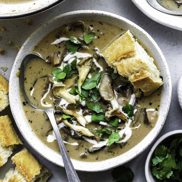Oyster Mushroom Soup recipe