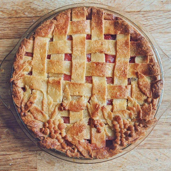 Strawberry Rhubarb Pie recipe