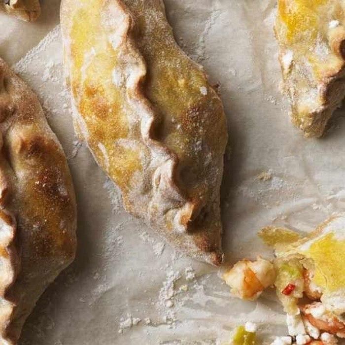 Spring onion and prawn empanadas recipe