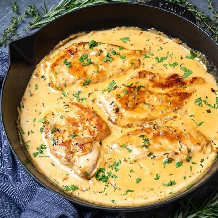 Creamy Mustard Chicken recipe