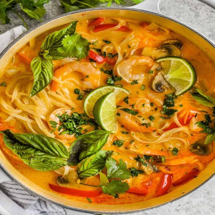 Thai coconut & veg broth recipe
