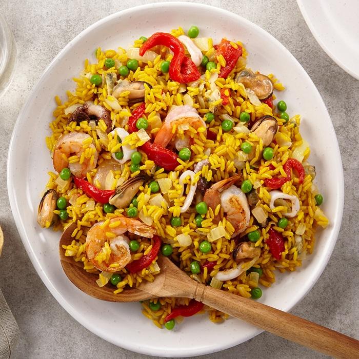 Seafood rice recipe