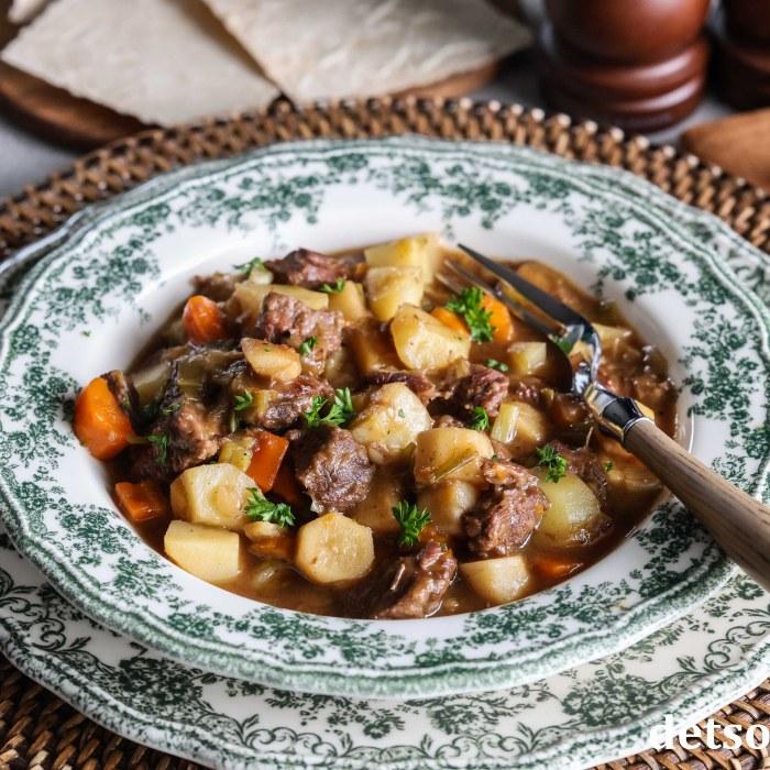 Brun Lapskaus (Norwegian Beef Vegetable Stew) recipe