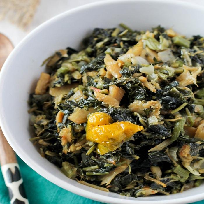 Callaloo and SaltFish recipe