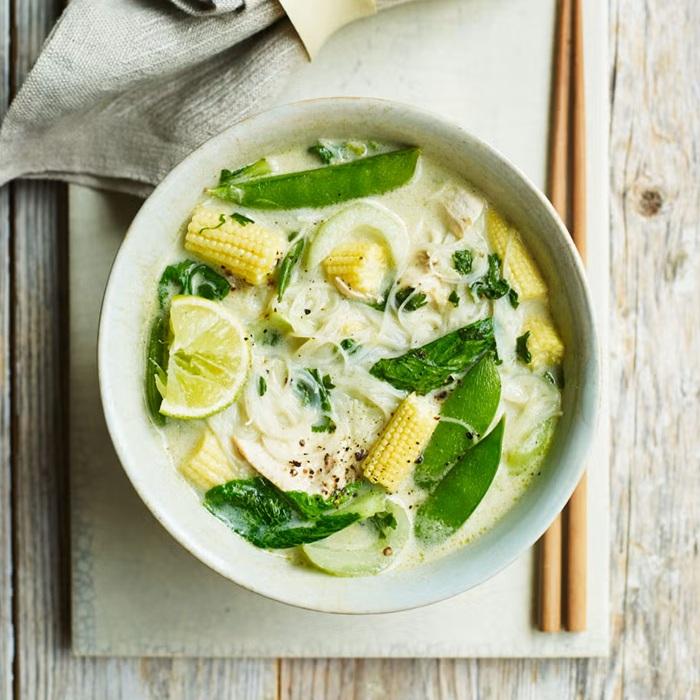 Thai green chicken soup recipe