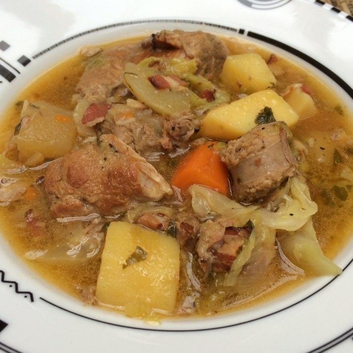 Coddled pork with cider recipe