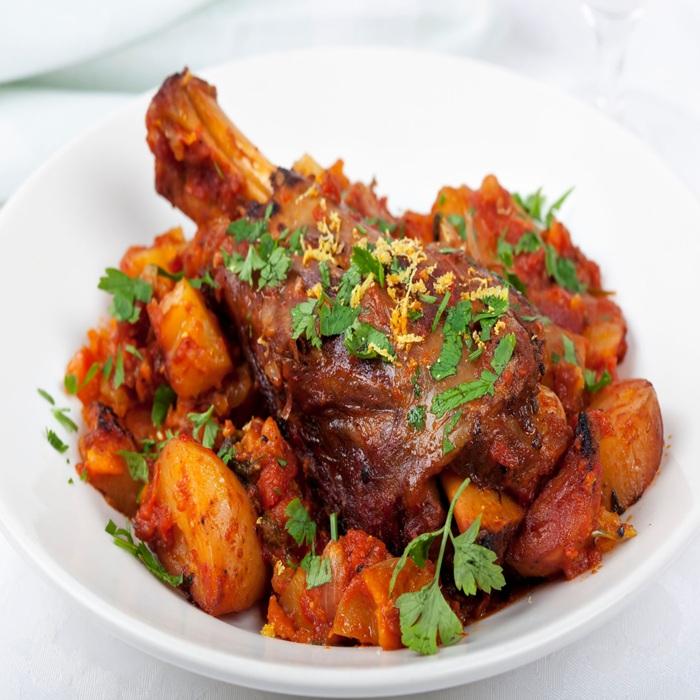 Vietnamese lamb shanks with sweet potatoes recipe