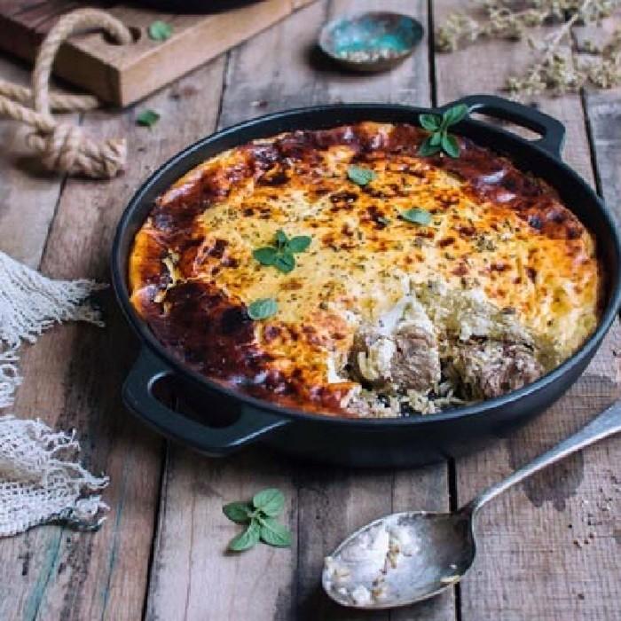 Tavë Kosi Baked Lamb and Yogurt recipe