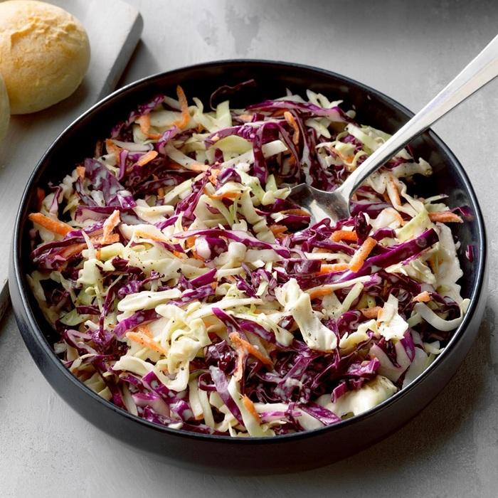 Tangy cabbage slaw recipe
