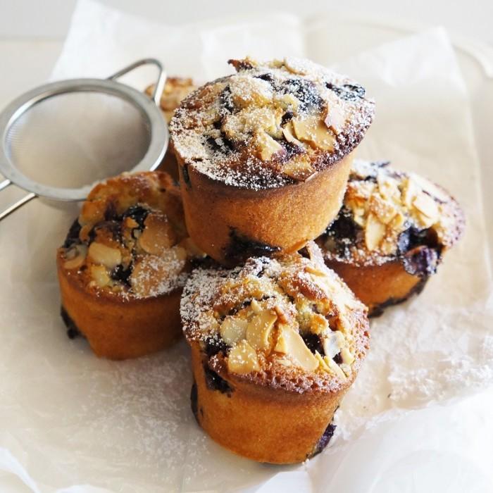Blueberry & lemon friands recipe