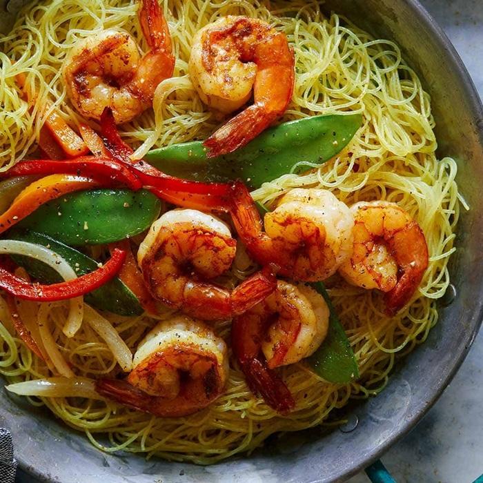 Singapore Noodles with Shrimp recipe
