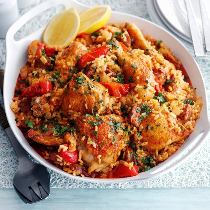 Chicken & chorizo rice pot recipe