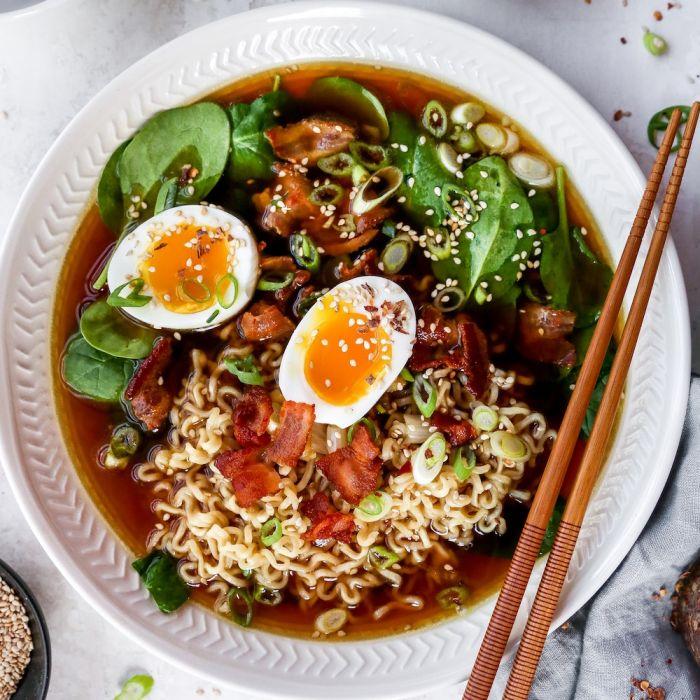 Ramen Noodles with Boiled Egg recipe
