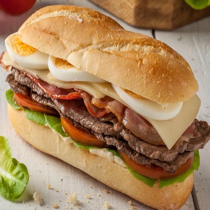 Chivito sandwich recipe