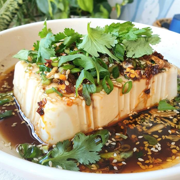 Silken Tofu with Sesame Soy Sauce recipe