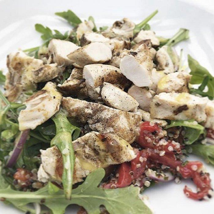 Chicken Quinoa Greek Salad recipe