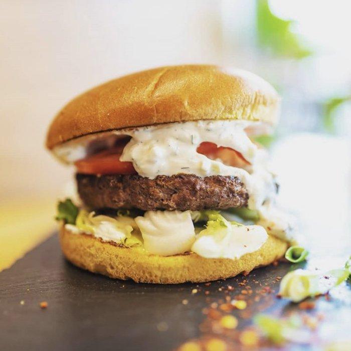Lamb Tzatziki Burgers recipe