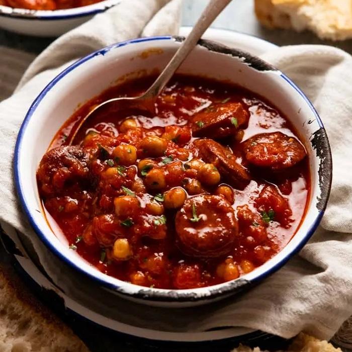 Chorizo & chickpea soup recipe