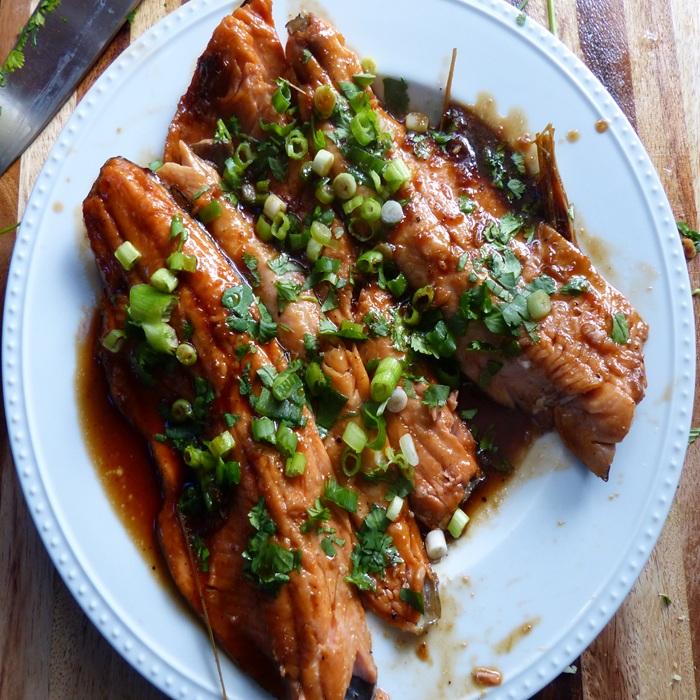 Vietnamese caramel trout recipe