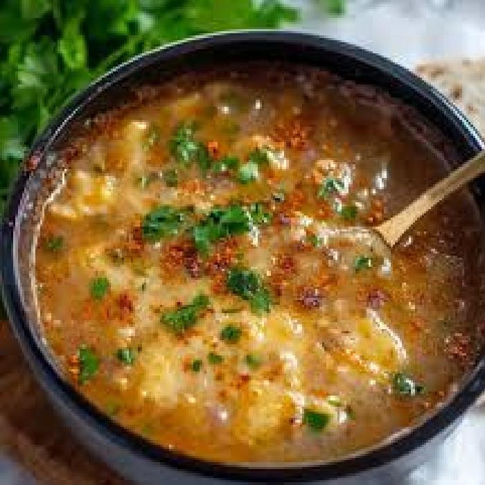Chorba Hamra bel Frik (Algerian Lamb, Tomato, and Freekeh Soup) recipe