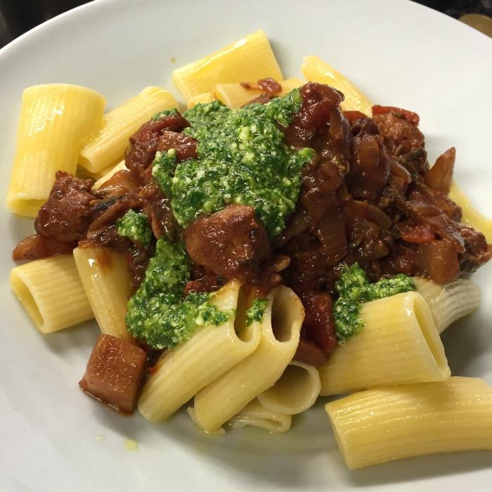 Rigatoni with fennel sausage sauce recipe