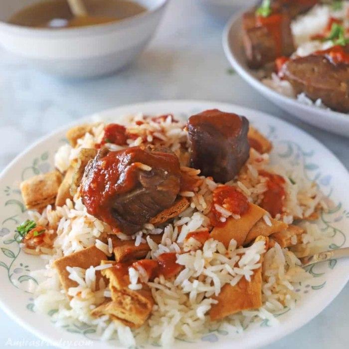 Egyptian Fatteh recipe