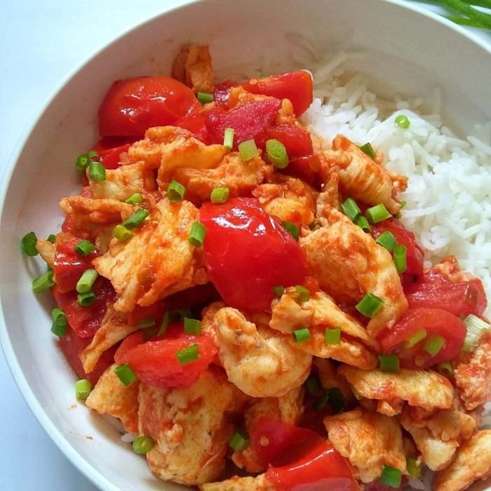 Chinese Tomato Egg Stir Fry recipe