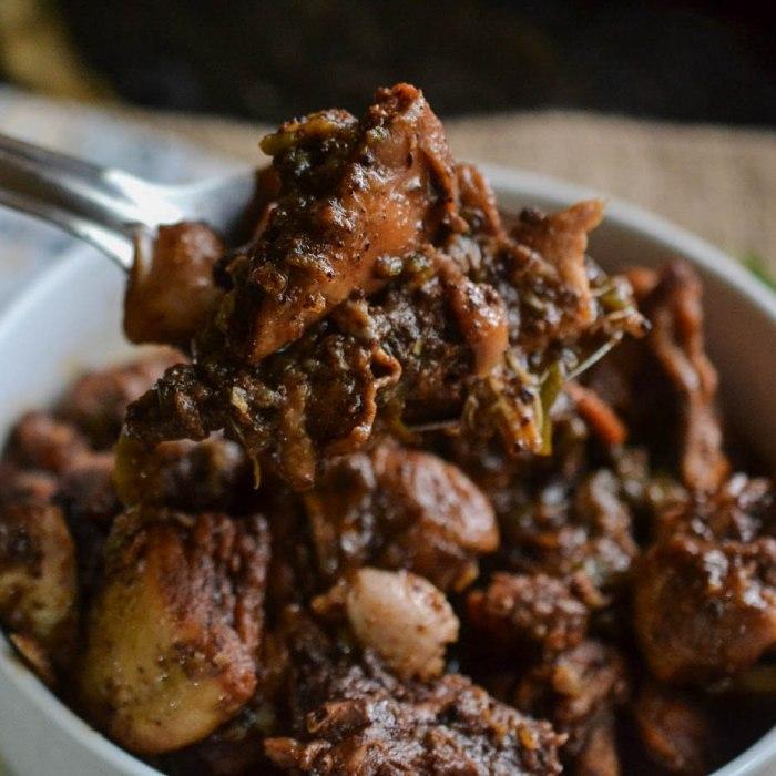 Brown Stew Chicken recipe