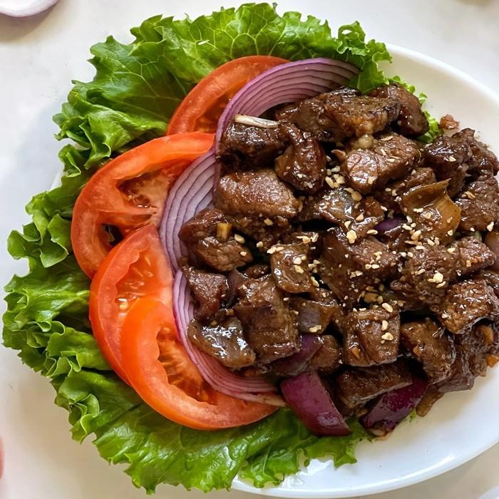 BEEF LOK LAK (Lok Lak Sach Ko) recipe
