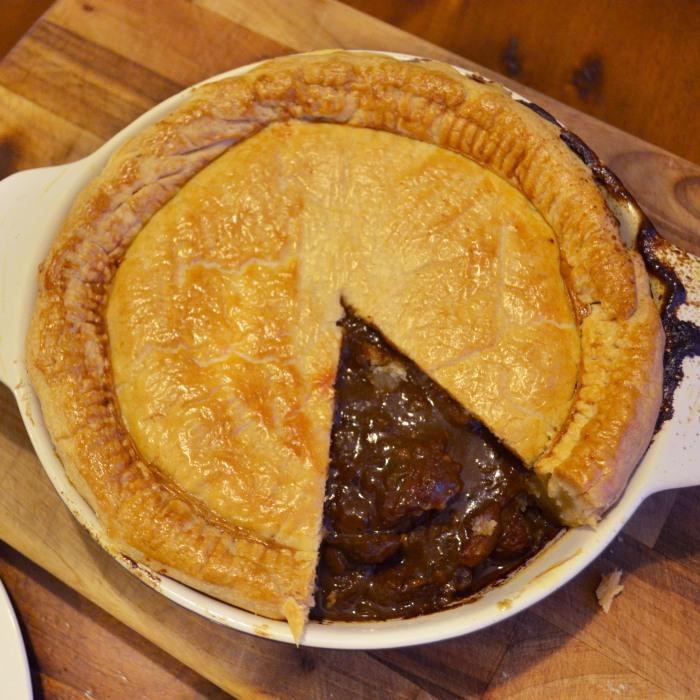 Beef and Oyster pie recipe