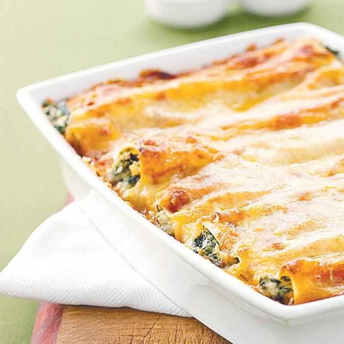 Spinach & Ricotta Cannelloni recipe