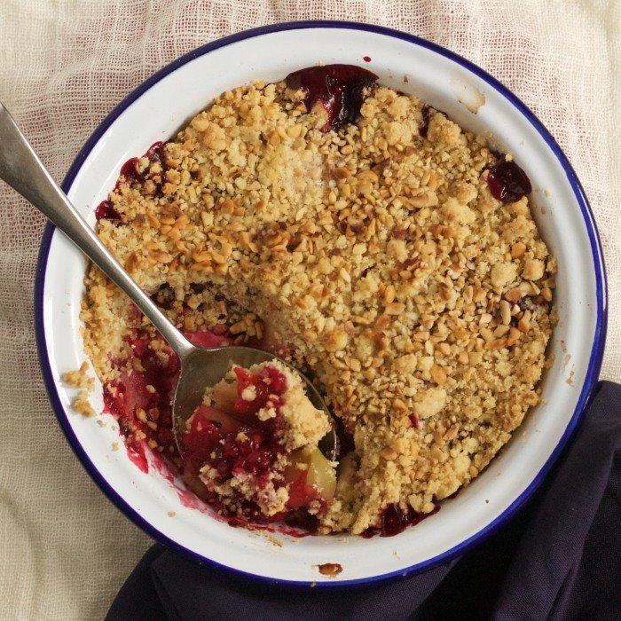 Apple & Blackberry Crumble recipe