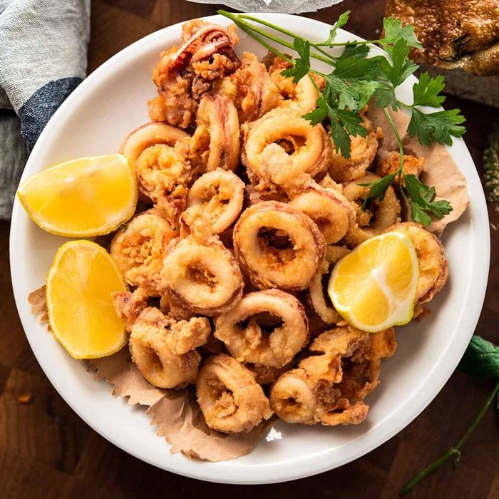Fried calamari recipe