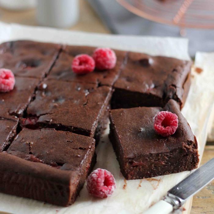 Chocolate Raspberry Brownies recipe